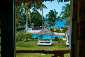 Woonvoorbeeld deluxe kamer zeezicht