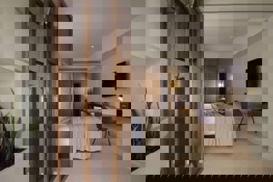 Woonvoorbeeld junior suite met prive zwembad