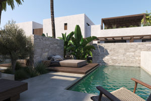 Woonvoorbeeld Premium Suite met prive zwembad