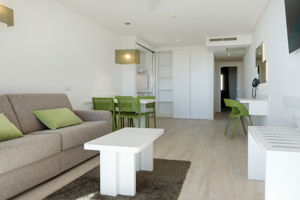 Woonvoorbeeld 2-kamer appartement Deluxe met Side Sea View