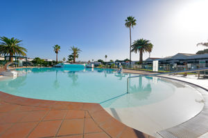 Maspalomas Lago Canary Sunset