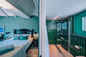 Woonvoorbeeld 2-persoonskamer Deluxe (Sint Annabaai view)