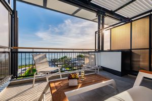 Woonvoorbeeld 2-persoonskamer Terras Zeezicht