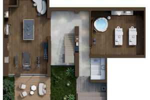 villa met 4 slaapkamers