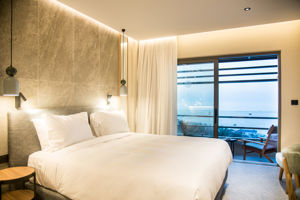 Woonvoorbeeld standaardkamer zeezicht