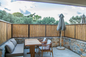 Woonvoorbeeld petite suite met tuinzicht