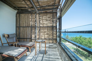 Woonvoorbeeld petite suite met zeezicht