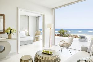 Woonvoorbeeld deluxe bungalow suite beach front met 1 slaapkamer