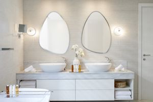 Woonvoorbeeld deluxe bungalow suite beach front met 2 slaapkamers