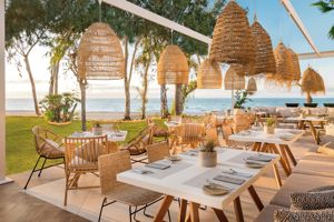 Beach club restaurant