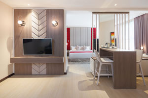 Woonvoorbeeld 2-persoonskamer superior executive