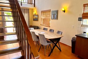 Woonvoorbeeld 4-kamer bungalow, zwembad-/tuinzicht