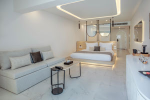 Woonvoorbeeld deluxekamer swim-up