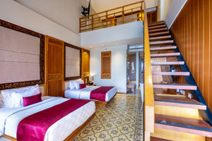 Woonvoorbeeld Duplex familiekamer