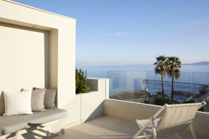 Woonvoorbeeld standaardkamer Executive art suite