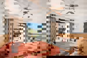 Woonvoorbeeld standaard studio tuinzicht