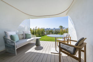 Woonvoorbeeld fabulouskamer met directe tuintoegang