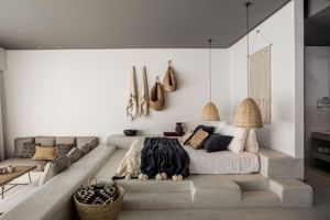 Woonvoorbeeld Bungalow Suite met gedeeld zwembad (SPLIT LEVEL)