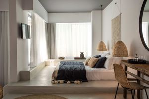 Woonvoorbeeld Bungalow Suite met gedeeld zwembad (SPLIT LEVEL)