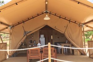 Woonvoorbeeld Glamping tent