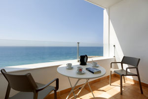 Woonvoorbeeld deluxe kamer zeezicht