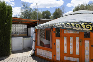 Woonvoorbeeld 2-kamerbungalow Yurt