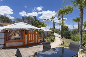 Woonvoorbeeld 2-kamerbungalow Yurt