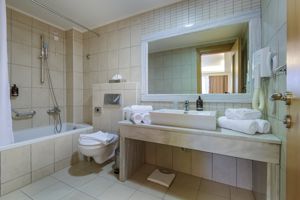 Woonvoorbeeld familiekamer met landzicht