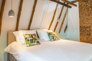 Woonvoorbeeld Turqoise Room met natuur- of zeezicht