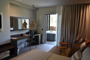 Woonvoorbeeld Suite met bubbelbad