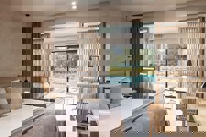 Woonvoorbeeld junior suite swimup