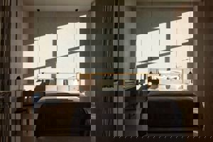 Woonvoorbeeld suite met zeezicht