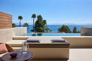 Woonvoorbeeld junior suite panorama private pool