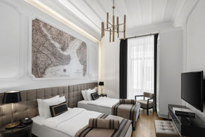 Woonvoorbeeld superiorkamer Frenchbed