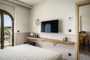 Woonvoorbeeld suite met zeezicht