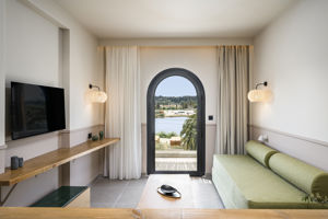 Woonvoorbeeld suite met zeezicht