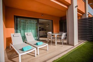 Woonvoorbeeld 3-kamerappartement type A (terras)