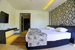 Woonvoorbeeld deluxe kamer