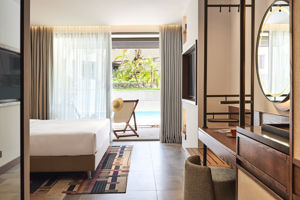 Woonvoorbeeld premium swimup-kamer