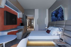 Woonvoorbeeld Theme deluxekamer StarTrek