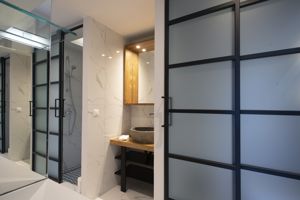 Woonvoorbeeld 3-kamerappartement, zijzeezicht