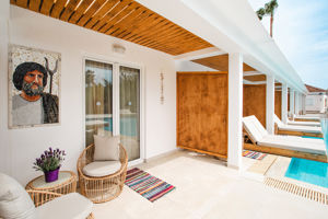 Woonvoorbeeld superiorkamer swimup annex