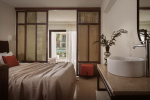 Woonvoorbeeld 2-kamerappartement deluxe met gedeeld zwembad