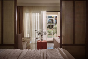 Woonvoorbeeld 2-kamerappartement deluxe met gedeeld zwembad