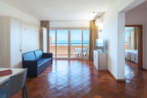 Woonvoorbeeld 2-kamerappartement zeezicht