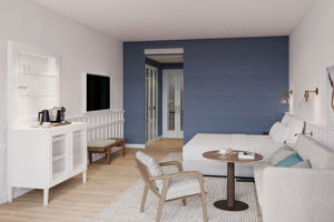 Woonvoorbeeld Familie deluxekamer zeezicht