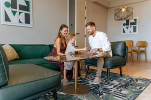 Woonvoorbeeld presidential suite zeezicht