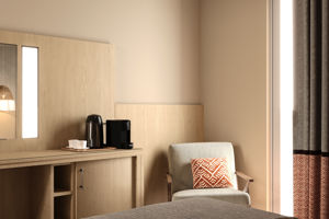 Woonvoorbeeld 2-persoonskamer club