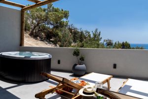 Woonvoorbeeld Deluxe Suite met prive bubbelbad