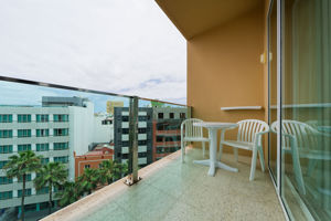 Woonvoorbeeld standaardkamer stadszicht